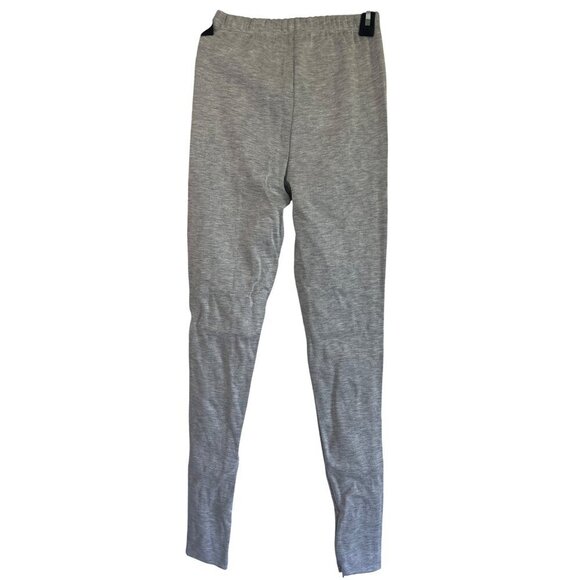 WARDROBE.NYC Side Zip Leggings in Grey Marl XSmall New Womens Skinny Pants - Picture 8 of 16
